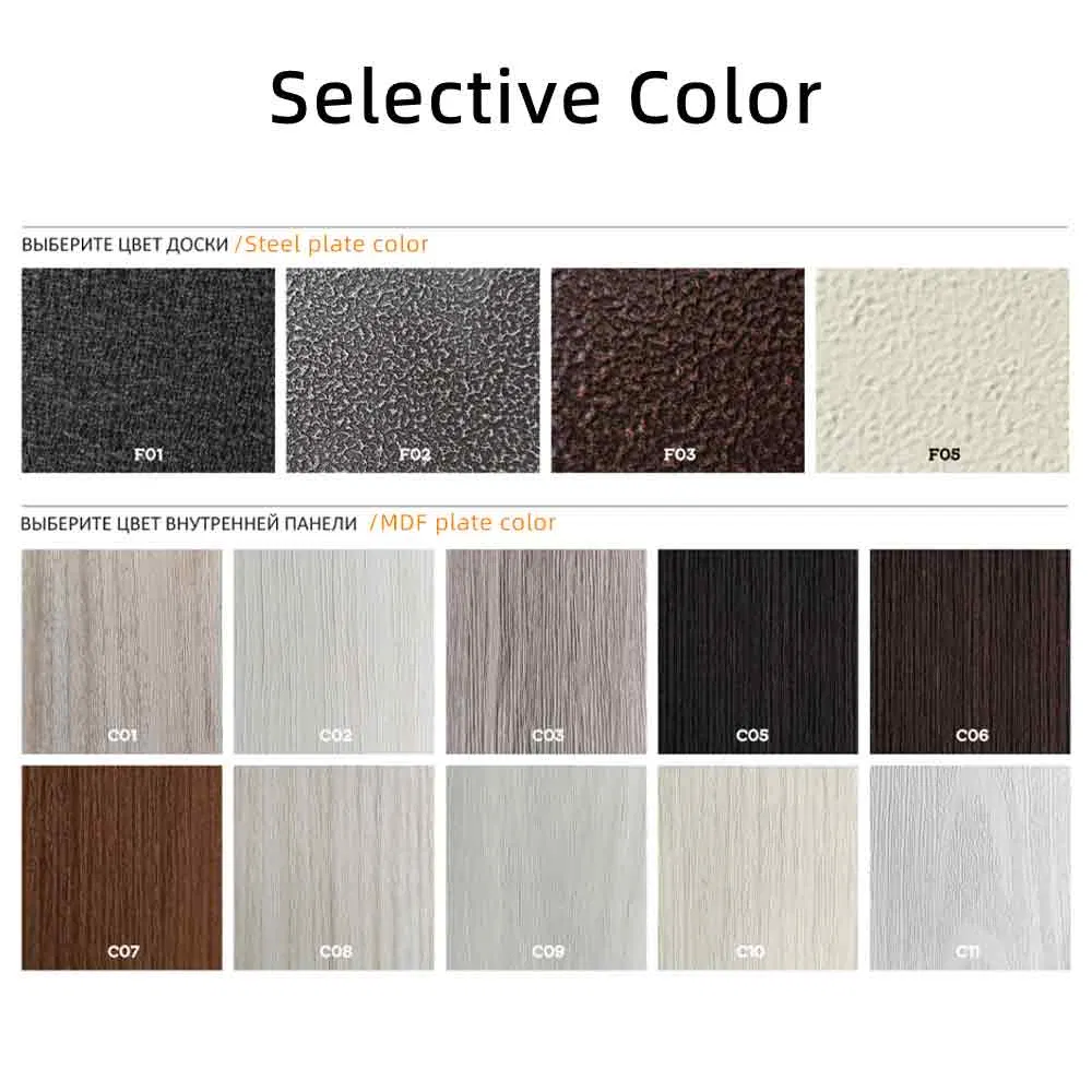 Термоизолированная стальная дверь для арктического климата