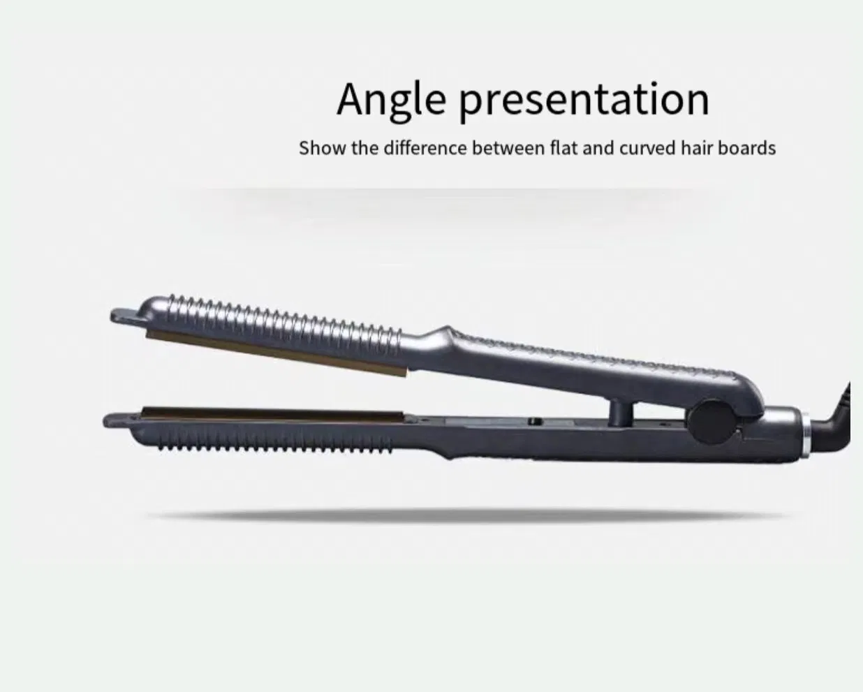 Titanium Hair Straightening Iron with Mini Travel Hair Tool and High-Quality Performance