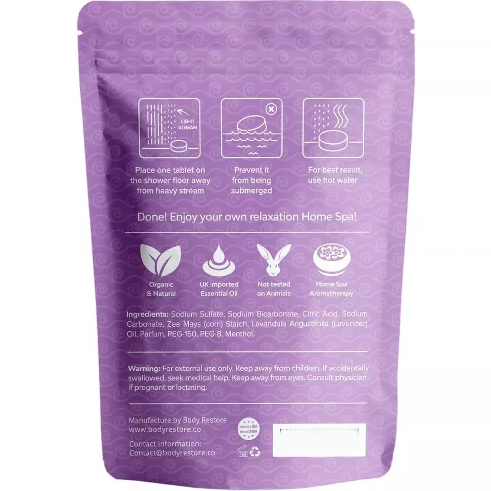 Calming Chamomile and Lavender Aromatherapy Shower Steamers