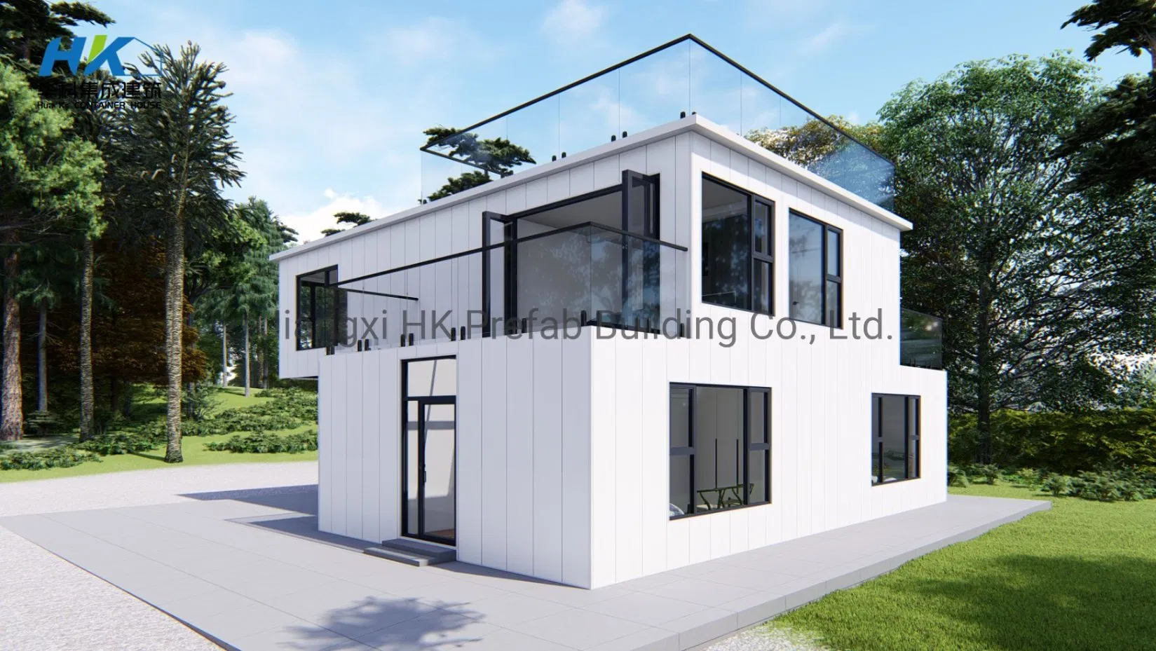 China 40FT Luxury Villa Capsule Steel Frame Building Vessel Living Wooden Modular Casa Prefabricada Container House