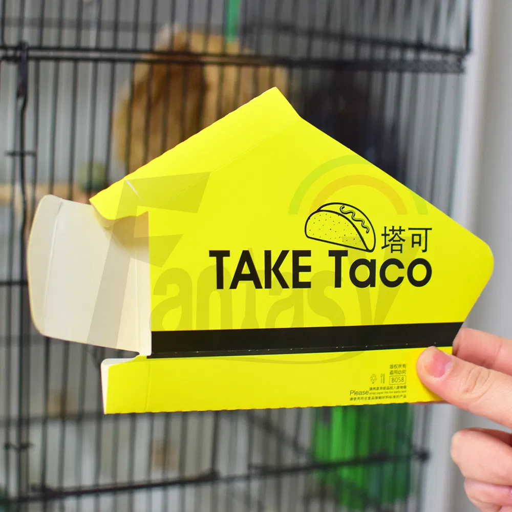 Eco-Friendly Food Grade Customizable Brand Design Customization Custom Modern Paper Taco Box