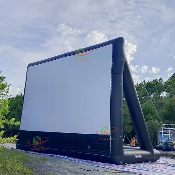 Large Inflatable Outdoor Theater Equipment Car Theater Inflatable Movie Screen Projector Screen