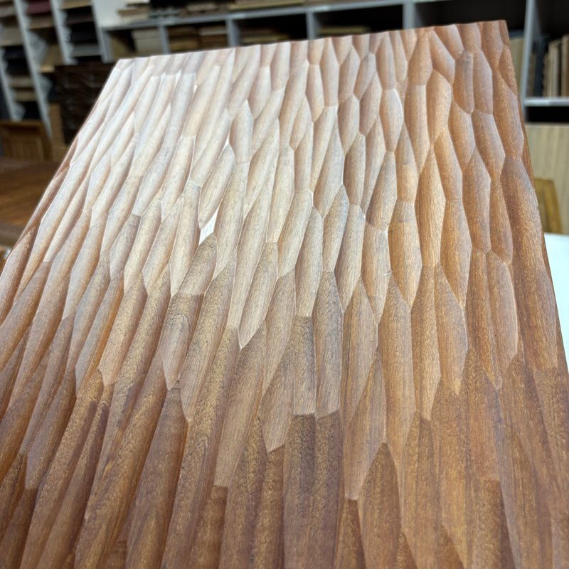 Natural Solid Wood Texture Lines Decorative Panel for Home Interior Decoration