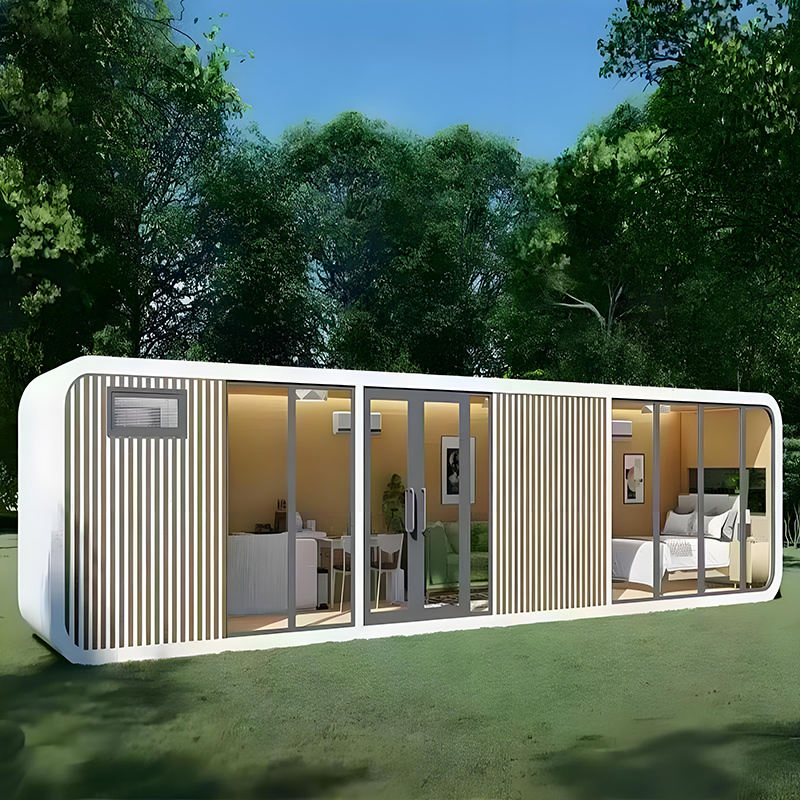 Custom Modern Popular Prefab House Luxury Steel Structure Container Hotel Mobile Apple Cabin