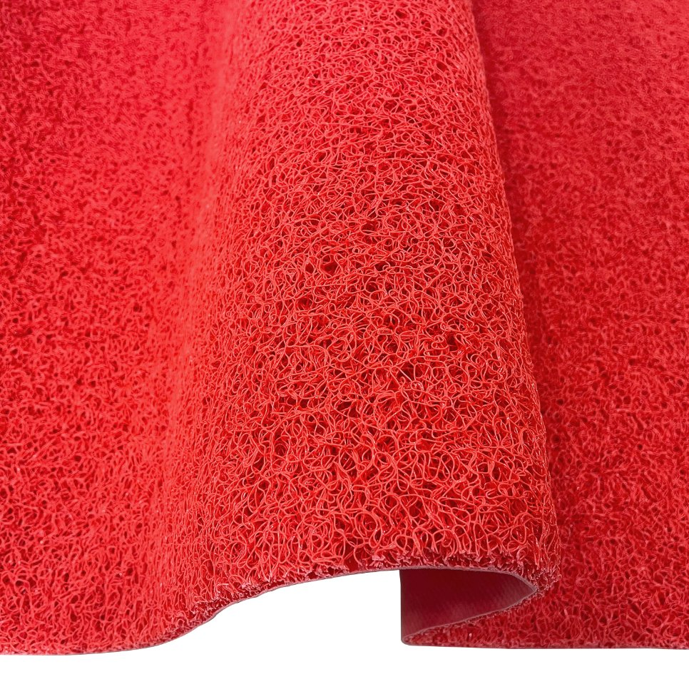 PVC Cushion Mat Front Door Mat, Entrance Durable PVC Material with Non Slip PVC Foam Backing Mat Outdoor for Home