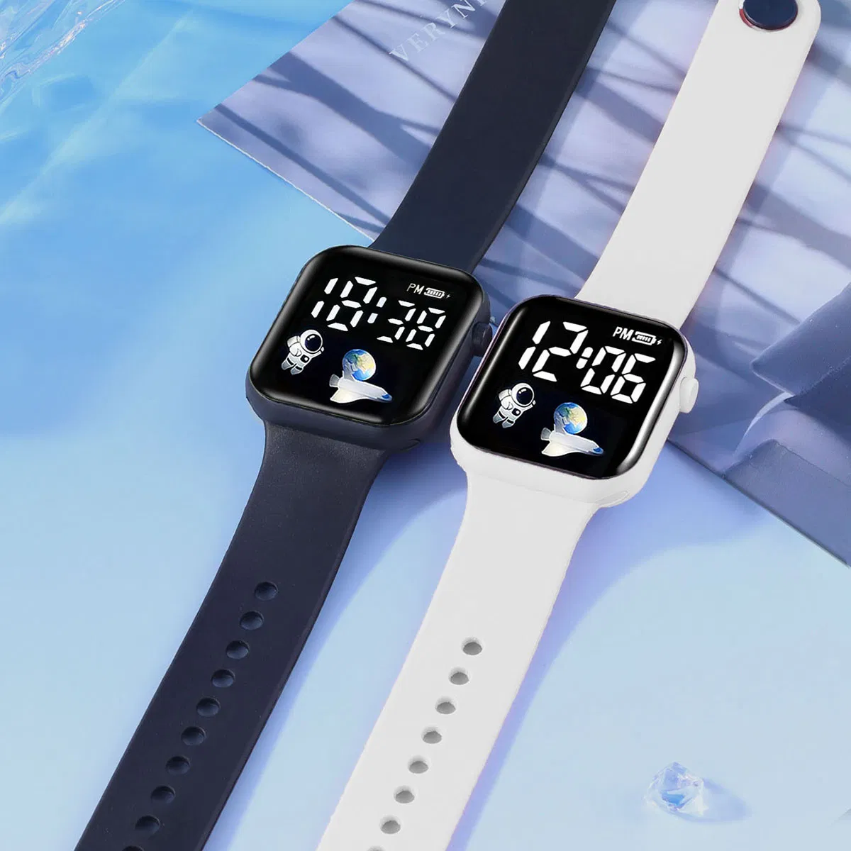 Black Gift Watch Set Boy Teenager Couple Gift Set