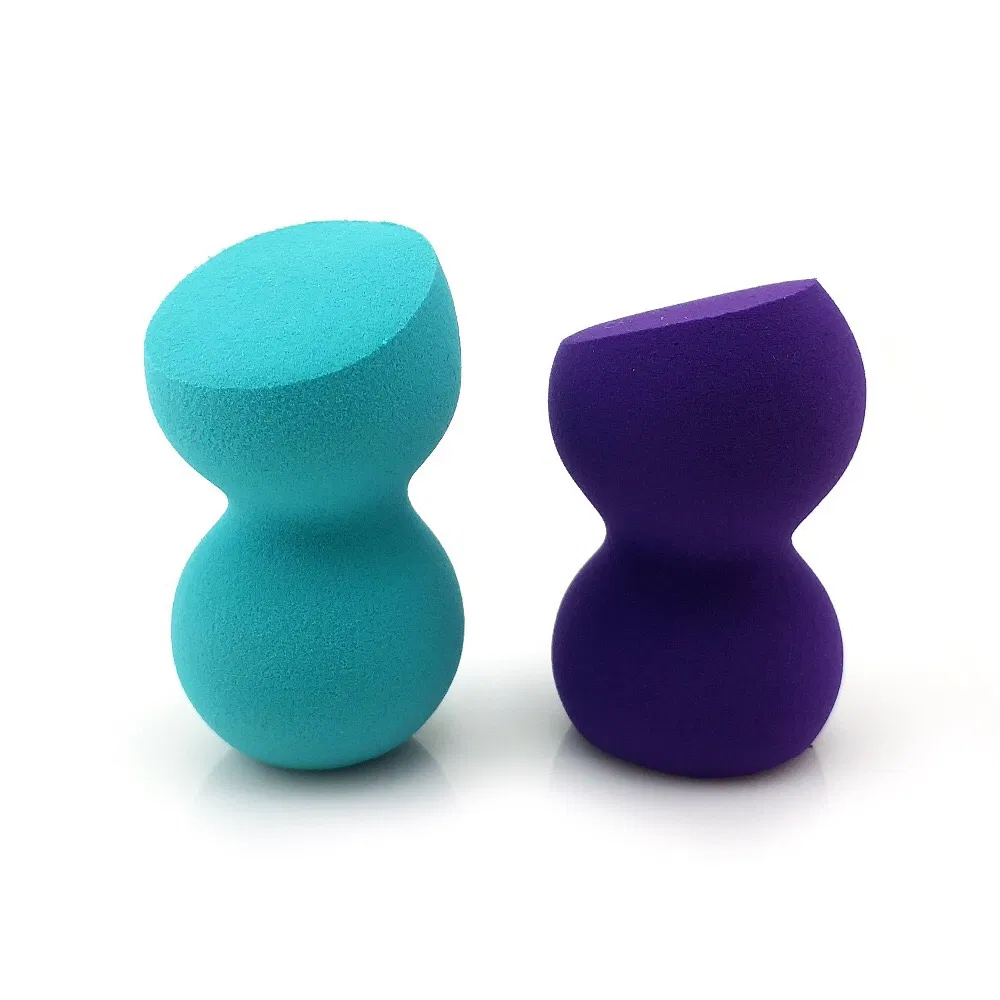 Special Shaped Oblique Cut Get Larger When Wet Which Hydrophilic Polyurethane Material Foundation Sponge