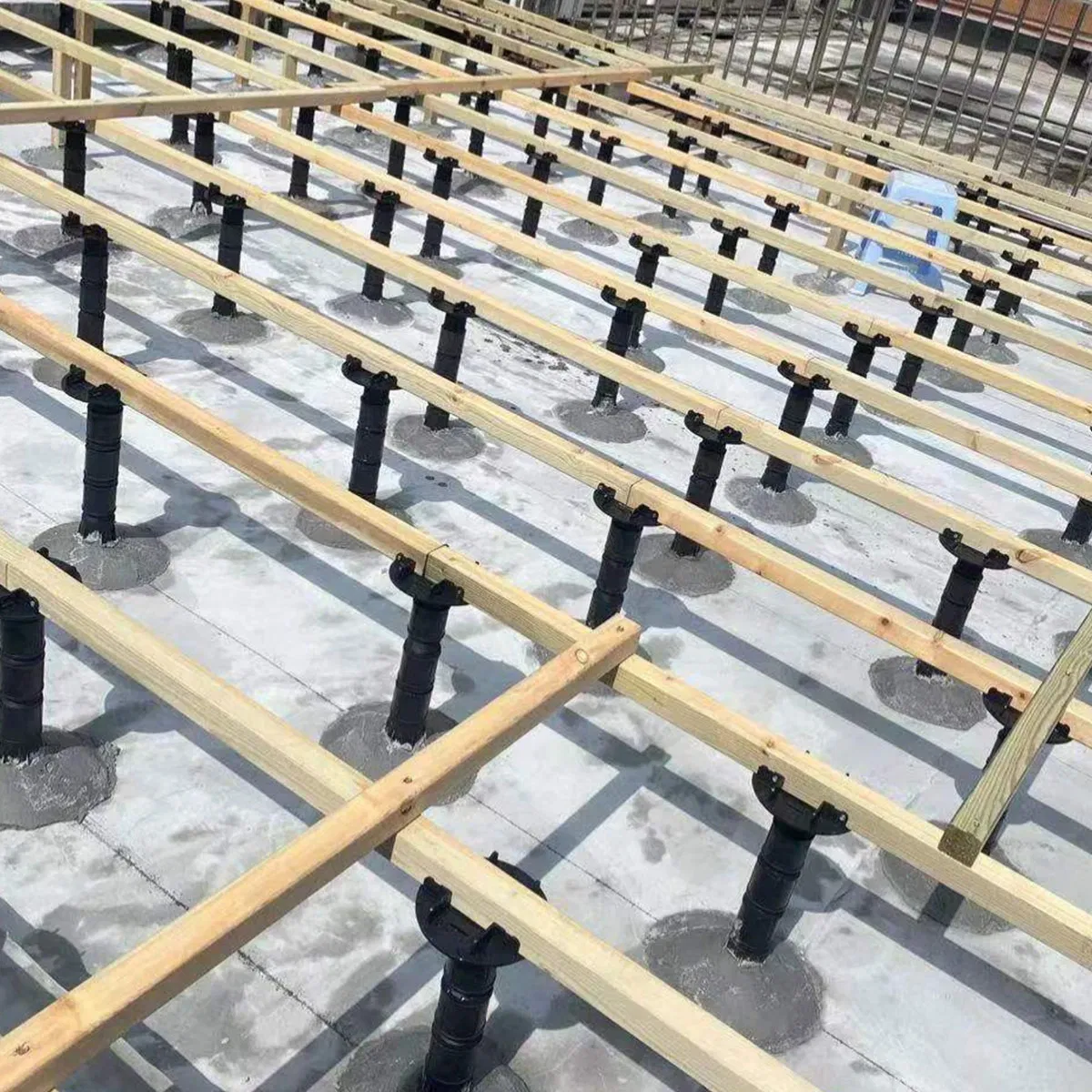 Easy Install Quick Pressure Resistance Recyclable Floor Height Adjustable Pedestal