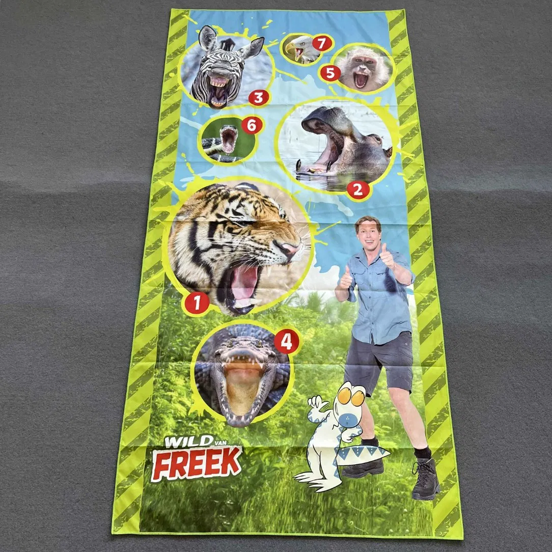 Microfiber Suede RPET Beach Towel Printed Quick Drying Promotion Towel Sand Free Recycled Beach Towels