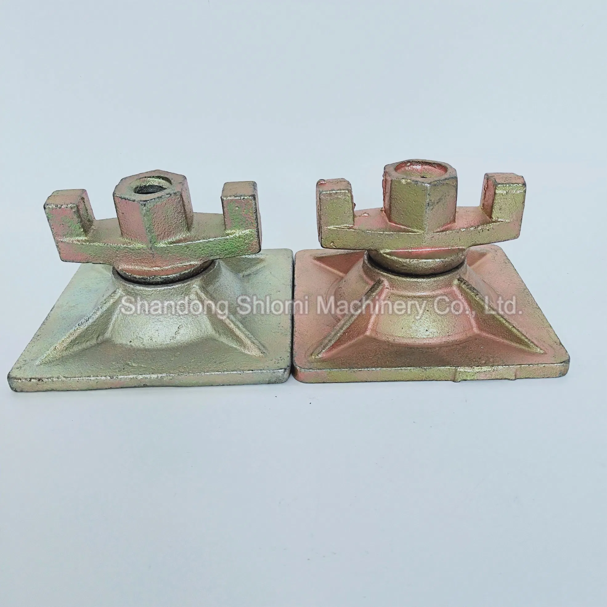 Formwork Swivel Wing Nut With115mm*115mm Anchor Plate for 15/17mm Tie Rod for Peri/Doka/Meva