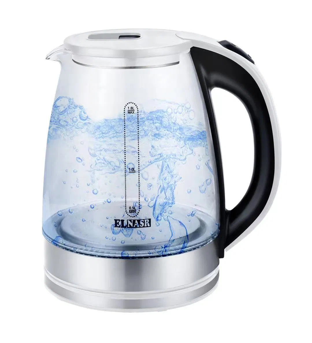 Electric Tea Kettle Glass with Adjustable Temperat