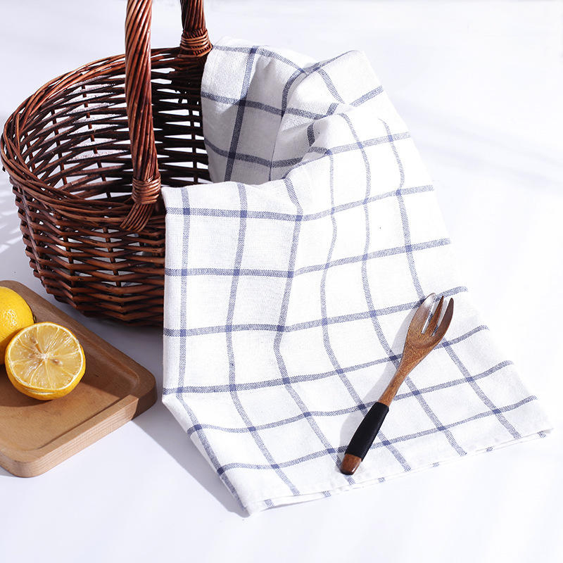 Premium 100% Cotton Printed Tea Towels with Custom Labels
