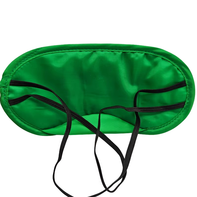 High Quality Sleep Eye Mask Smooth Logo Satin Sleeping Eye Mask