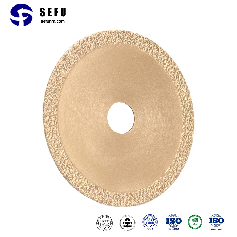 Vacuum Brazed Diamond Cup Wheel Abrasive Steel Bowl Grinding Wheel