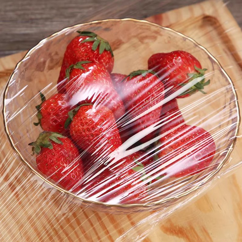 Compostable Biodegradable Bag Roll Food Microwave Fresh Cling Wrap for Home