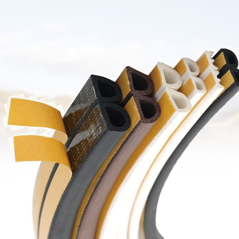 PU Foam Rubber Seal Strip for Bedroom Entry Doors