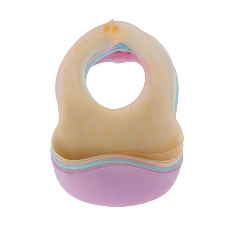 Food Grade China Wholesale Manufacturer Waterproof Animals Silicone Baby Bibs Custom