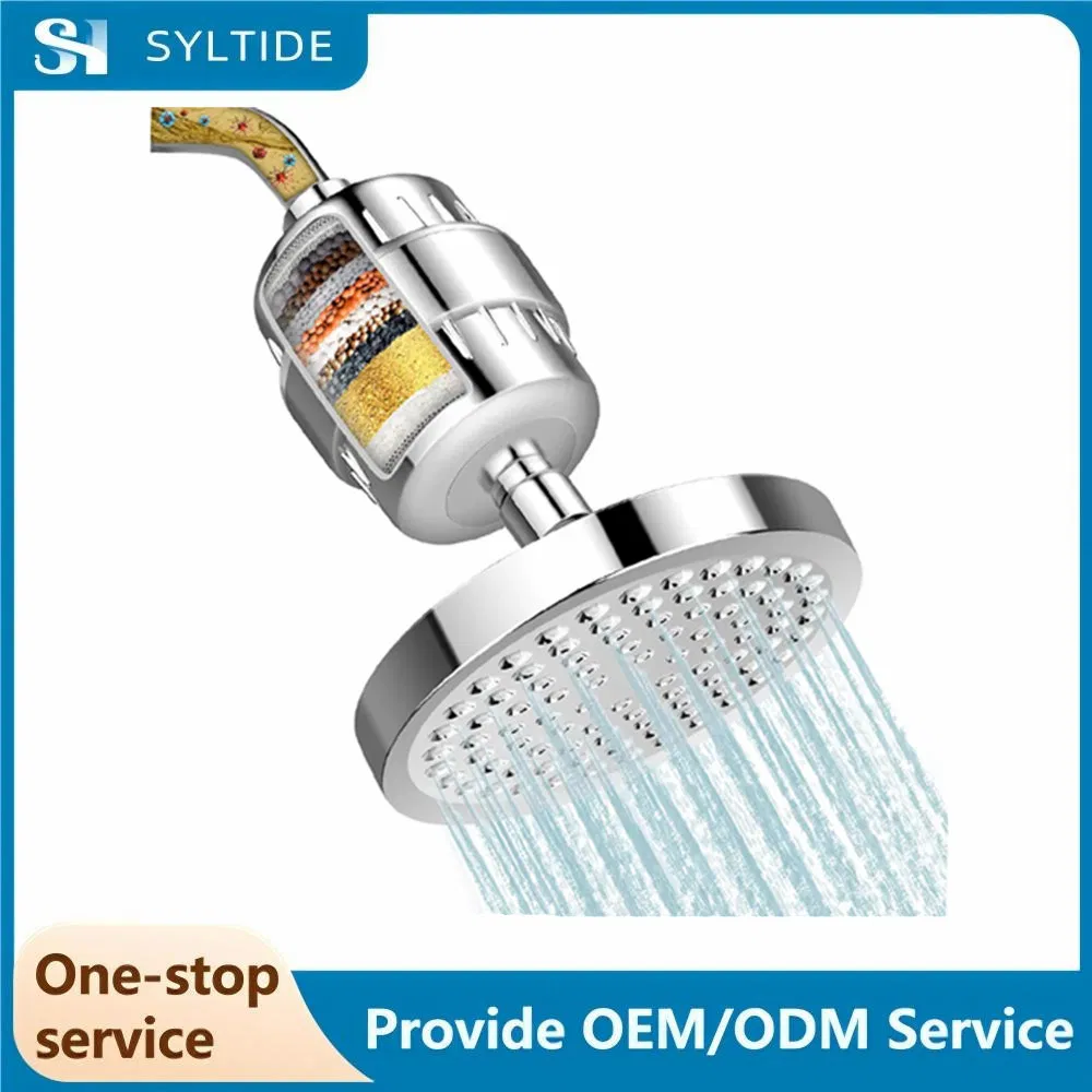 Bath Shower Adjustable Jetting Shower Head Water Bathroom Anion Filter Shower SPA Nozzle