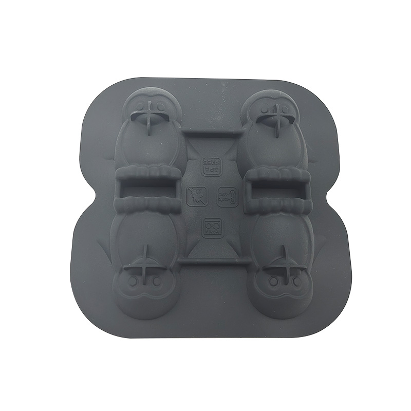 BPA Free Ice Cube Maker High Quality 6 Cavity Silicone Ice Cube Mold