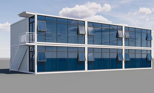 Flat Pack Prefabricated Modern Design Welding Shipping Container House for Living/Office/Accomodation/Shop/Restaurant