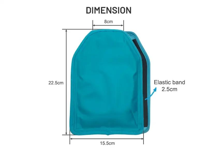 Cold Ice Gel Pack Top Wine Wrap Sleeve Freezer Cover