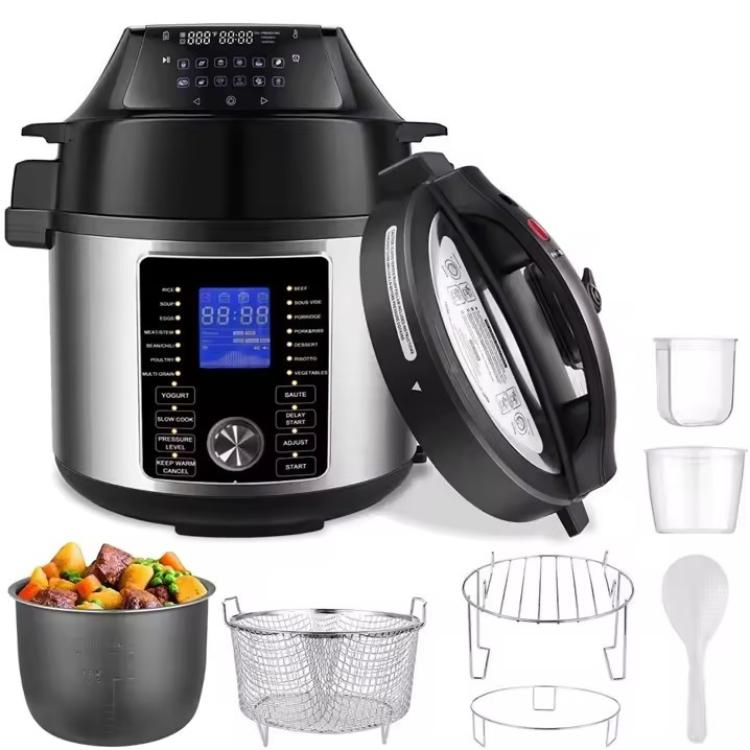 Multifunction Air Fryer Pressure Cooker 2 in 1 Smart Kitchen Appliance