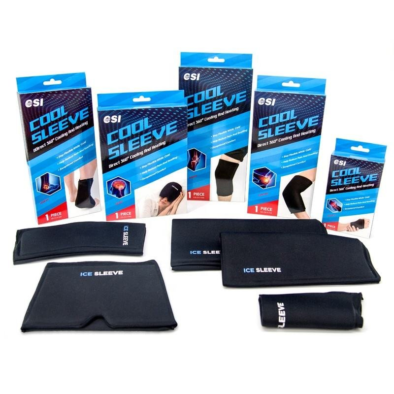 Gel Ice Warm Pack Cold Sleeve Knee Reusable Flexible Compression Wrap
