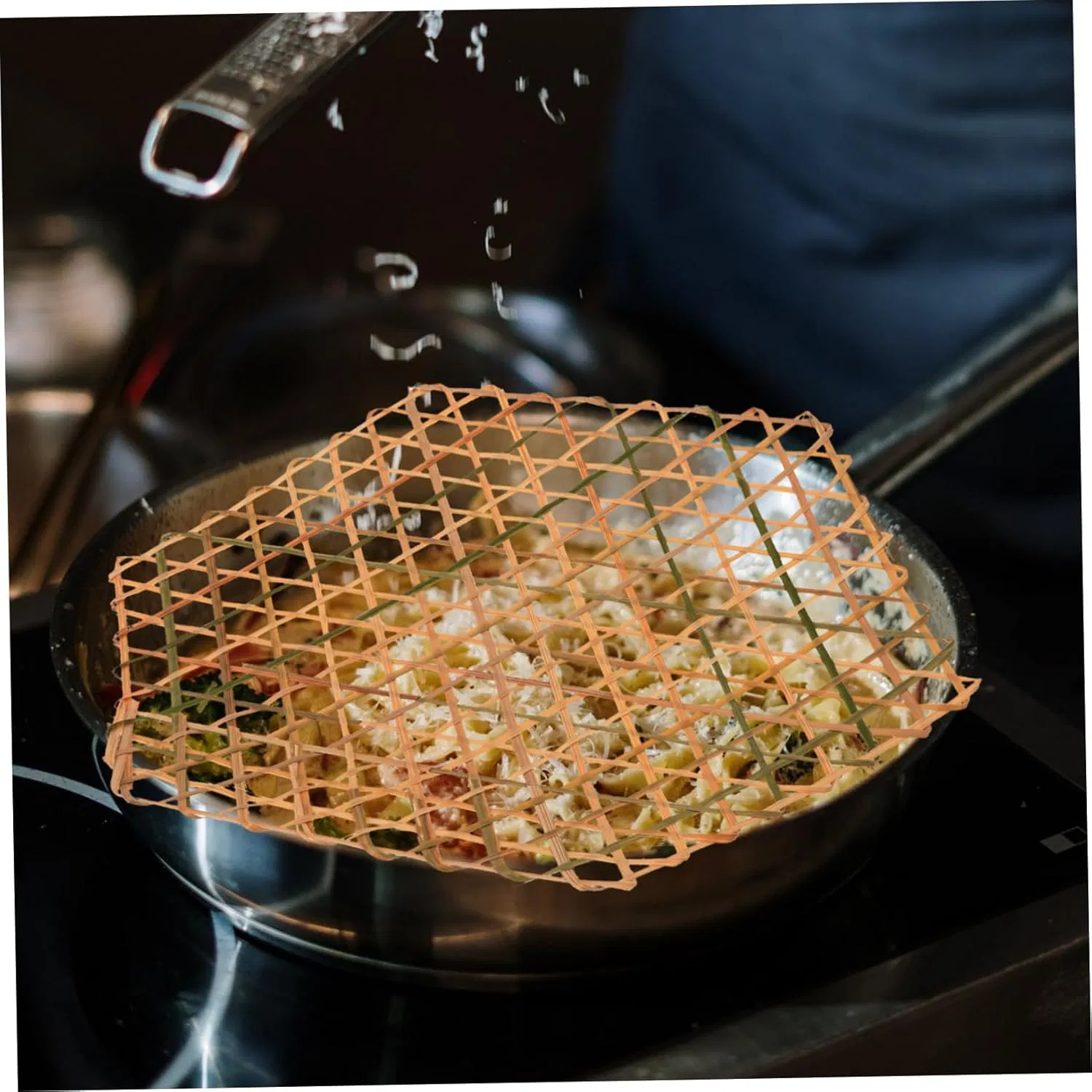 Woven Bamboo Mesh Mat for Steaming Food