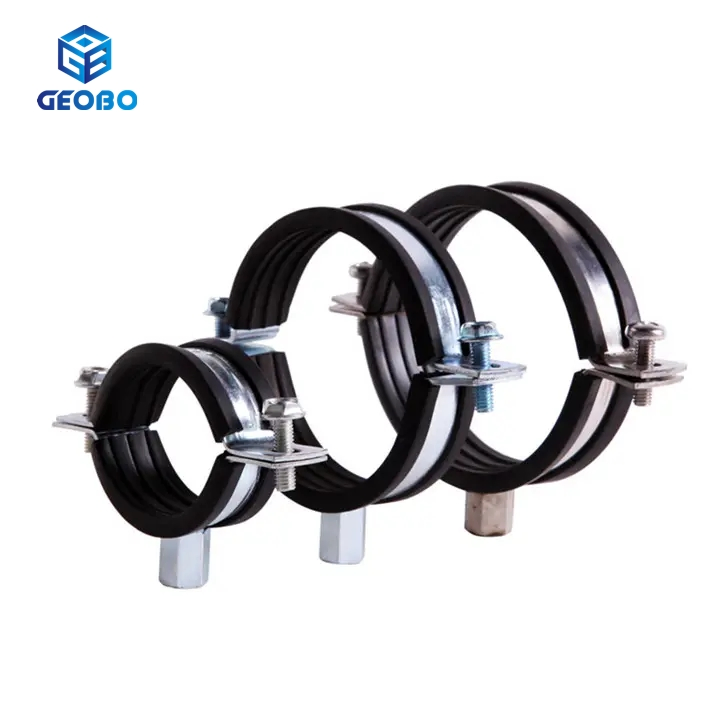 Pipe Clamps with Rubber U Shaped Pipe Tube Strap