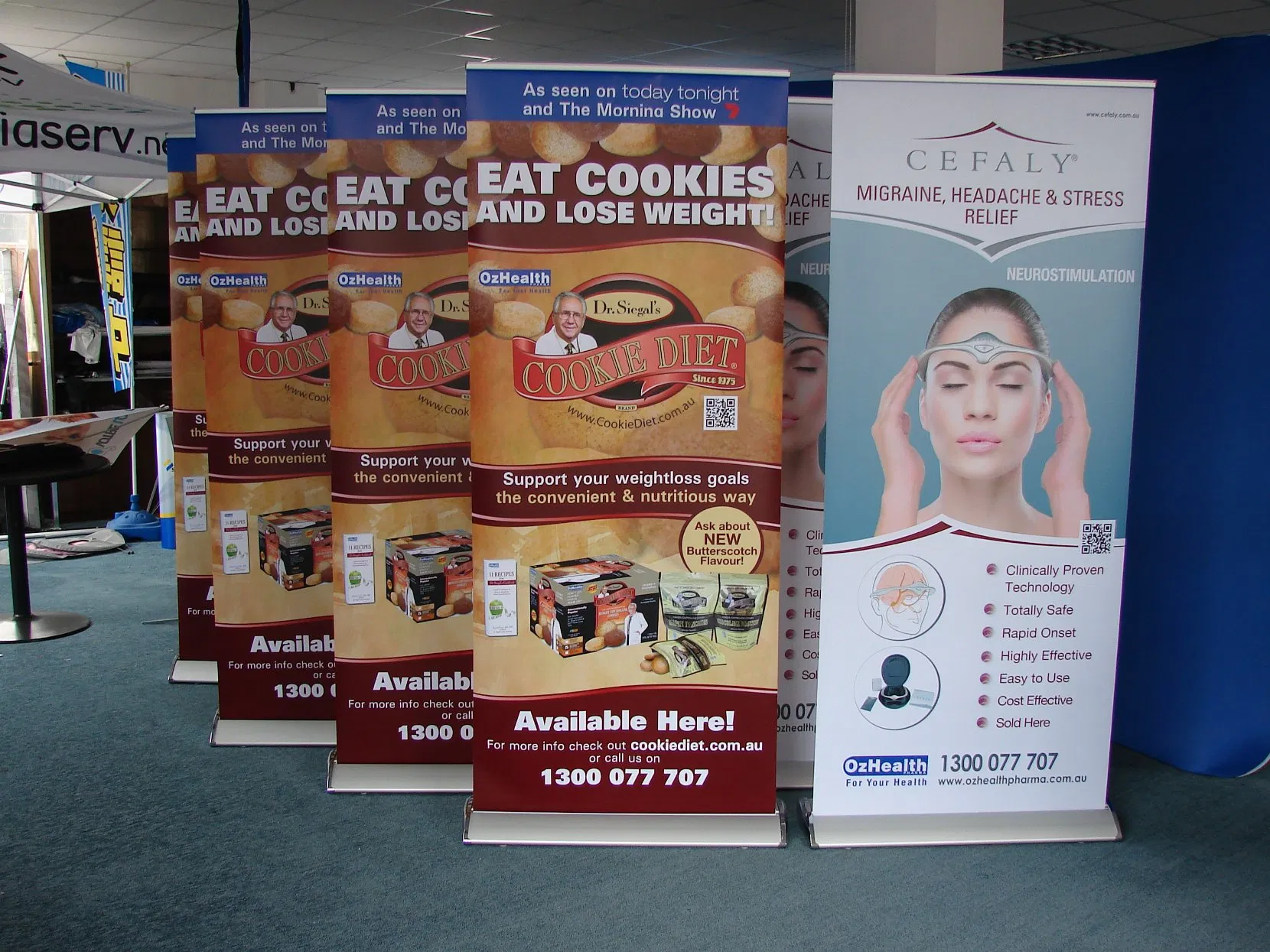 Retractable Wide Base Single Side Pop up Display Roll up Banner Stand
