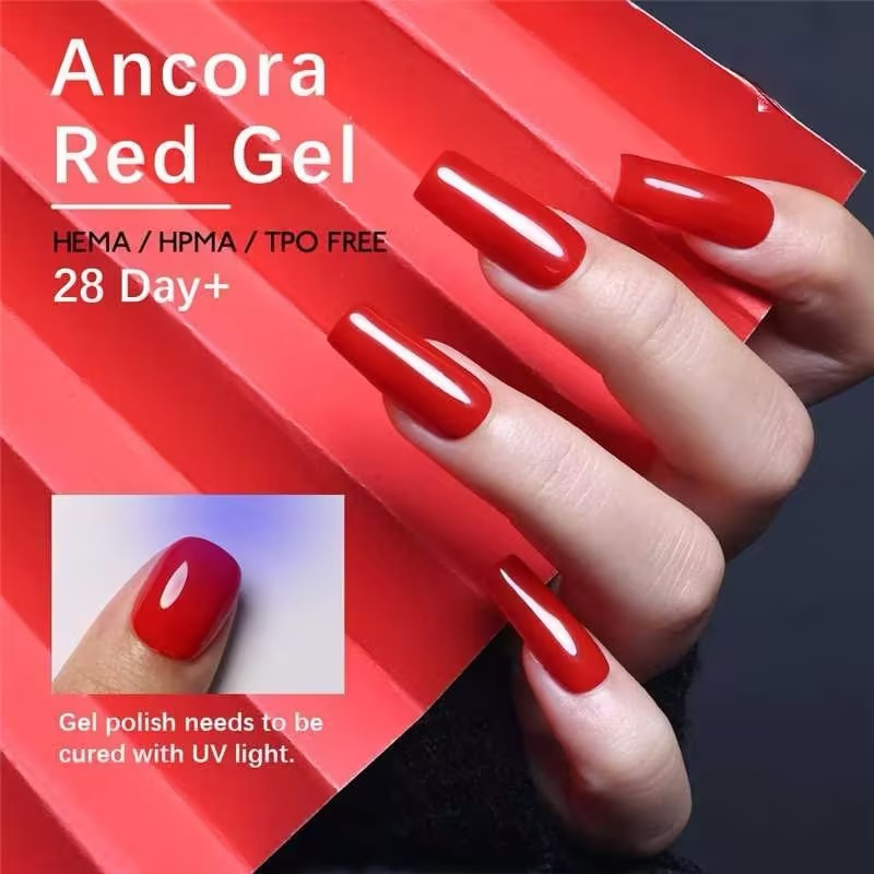 Classic Red Shades High Quality Nail Industry Salon UV Gel Polish Painting