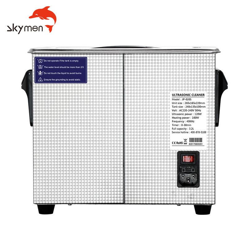 120/60W Commercial Ultrasonic Cleaner with Digital Screen for Jewelry, Diamonds, Necklaces