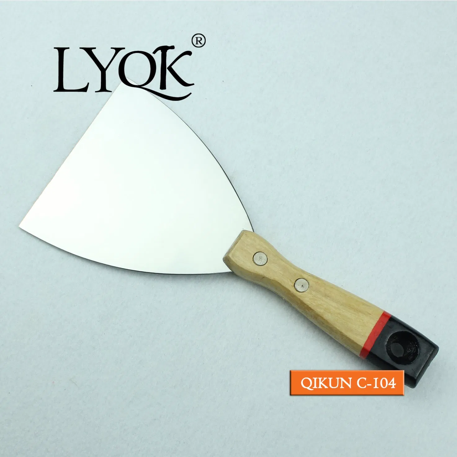 C-103 Construction Decoration Paint Hand Tools Wooden Handle Mirror Polished Scraper