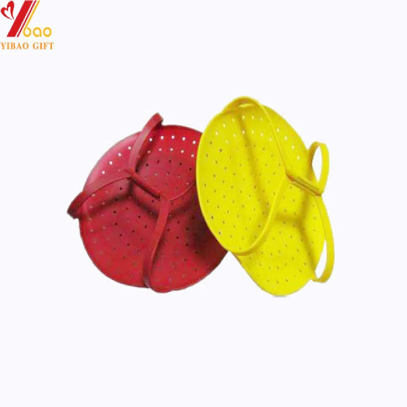 Kitchenware Silicone Sucker with Silicone Steamer Strainer Rubber