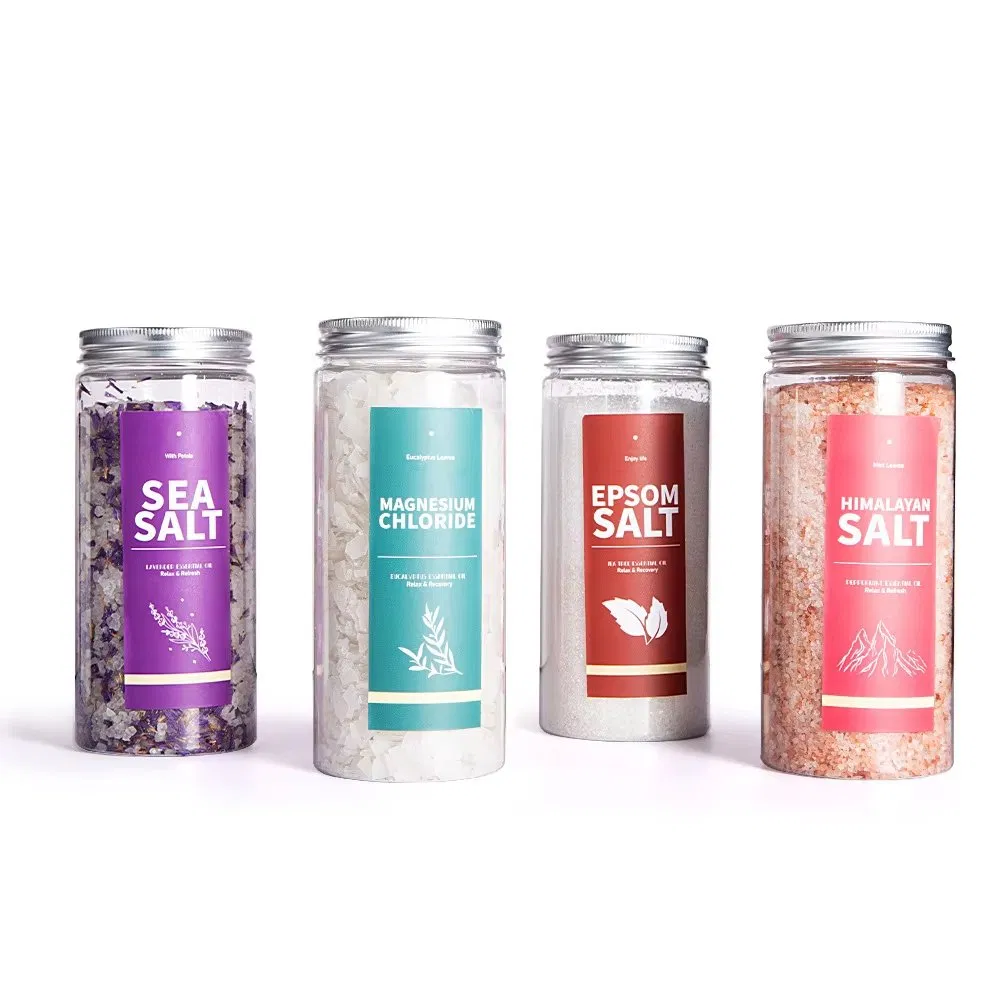 OEM Private Label Bath Salt Wholesale with Flower Petals SPA Bath Salt Packaging