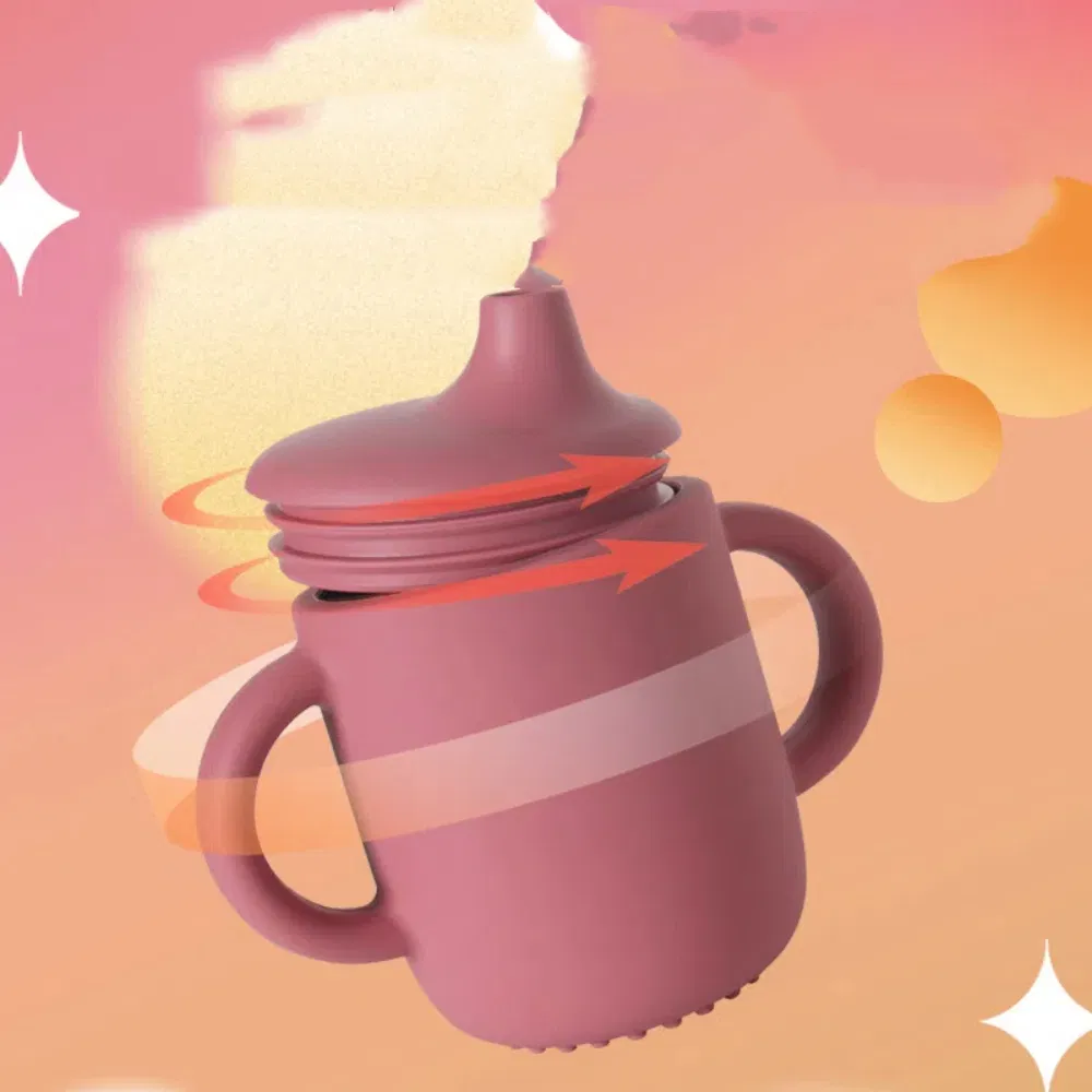 Силиконовая кружка пищевая SGS, 14 унций