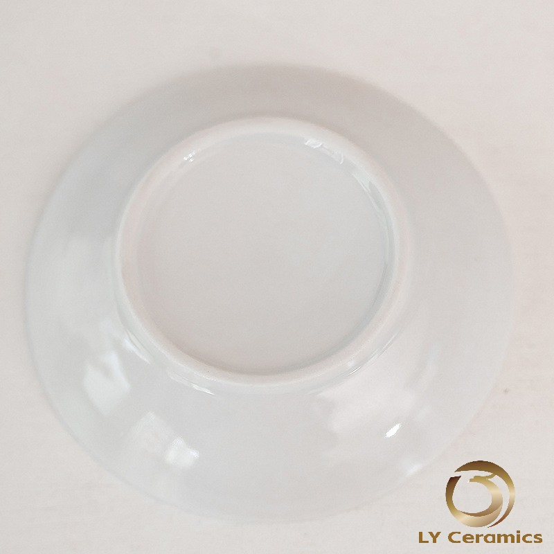 4.25"Saucer Soup Plate Pad Printing Cute Cat Porcelware Hotelware Ceramic Tableware