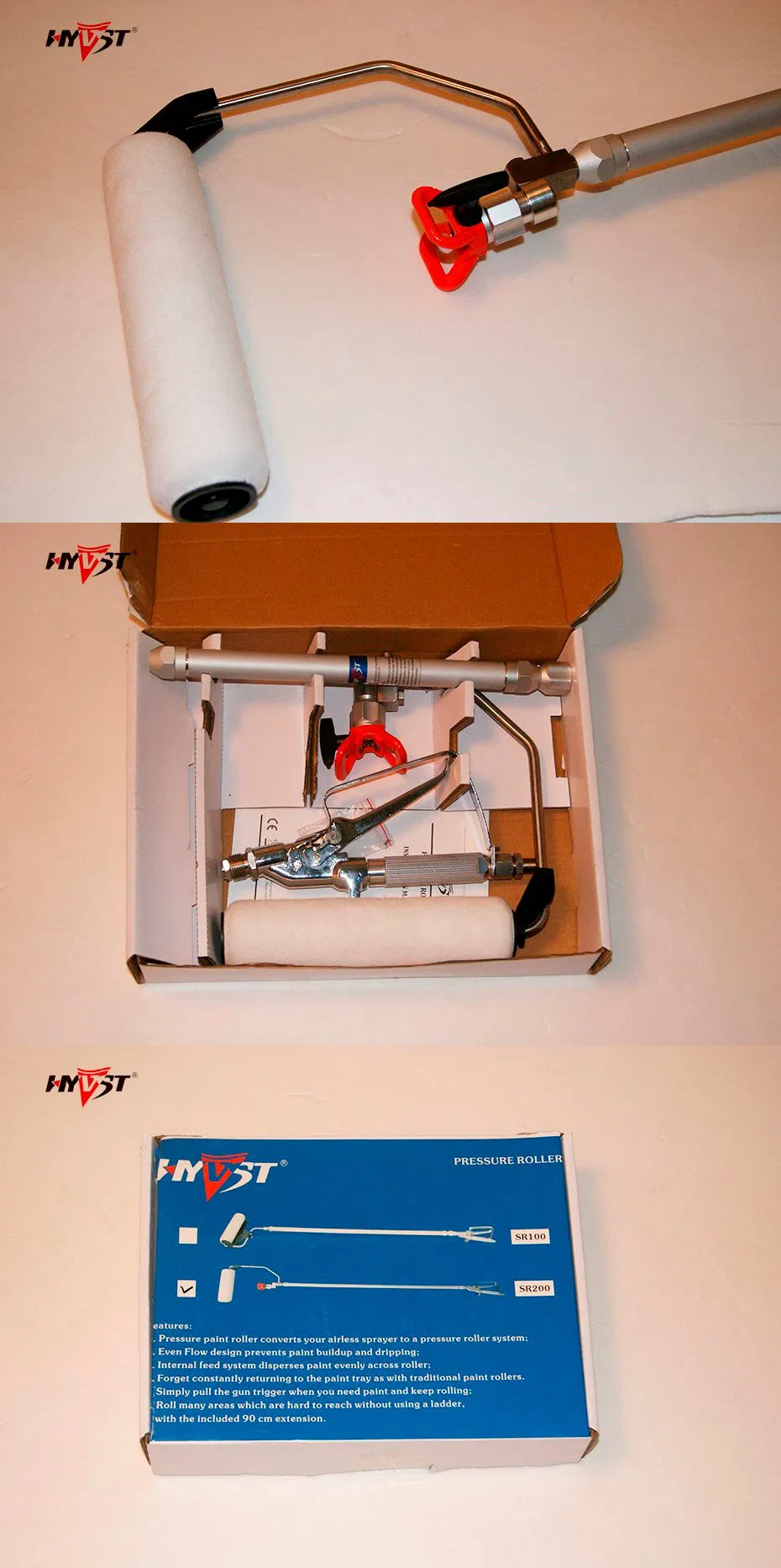 Аэрографный валик Hyvst для фактурной покраски