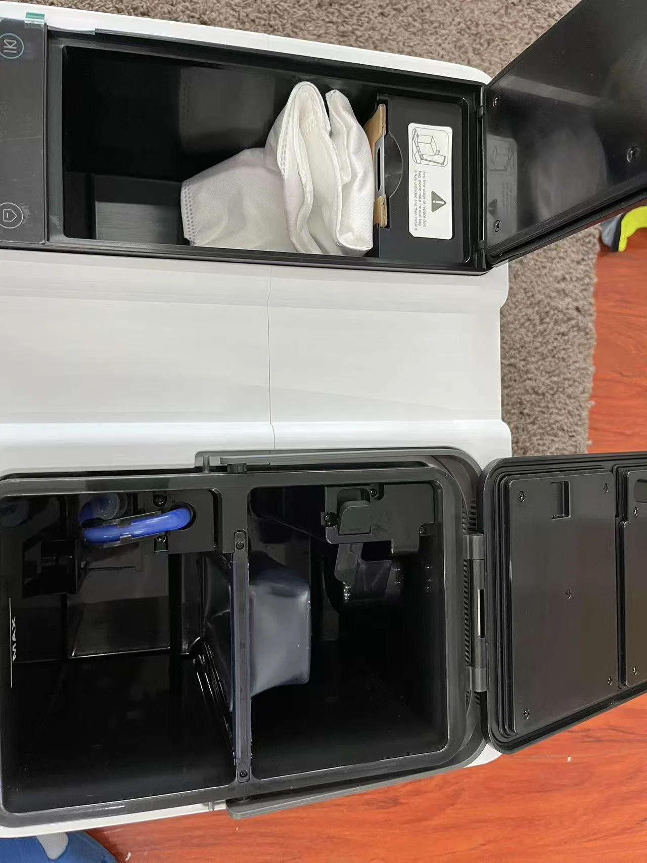 Intelligent Self-Cleaning Robot Vacuum Cleaner Mop Household Auto Empty Dock with Dust Collection Dirt Disposal for Wet Dry Use