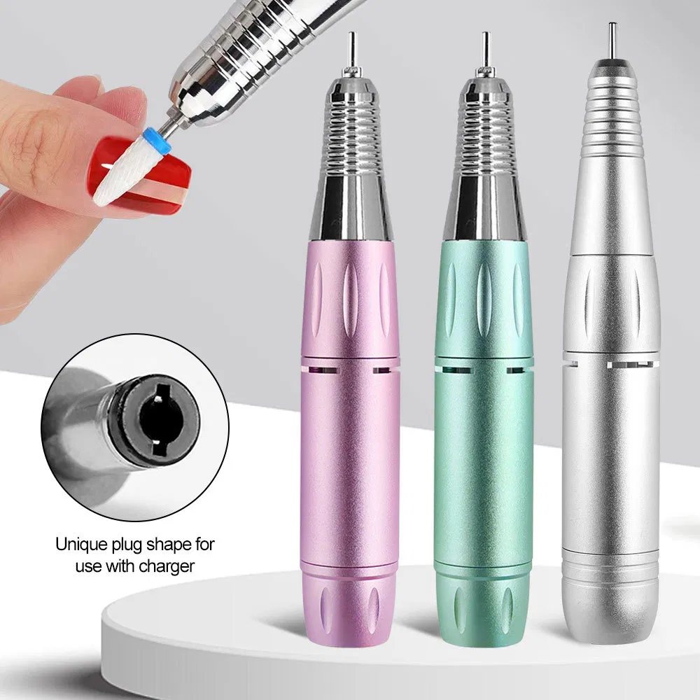 New USB Nail Drill Pen Rechargeable Nail Remover 2-in-1 Manicure Pen