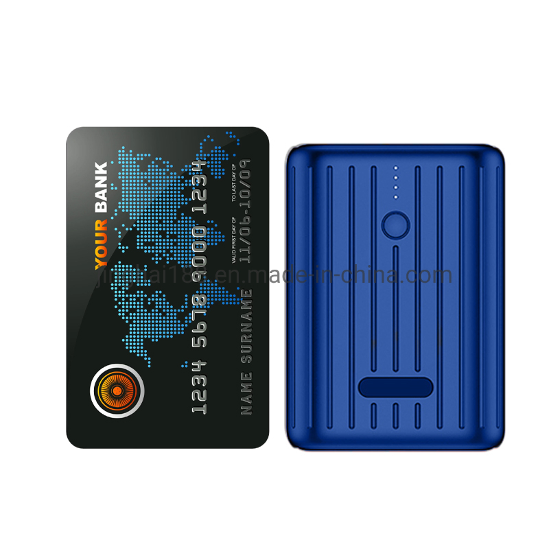 Пауэрбанк 10000 мАч, USB/Type-C, компактный