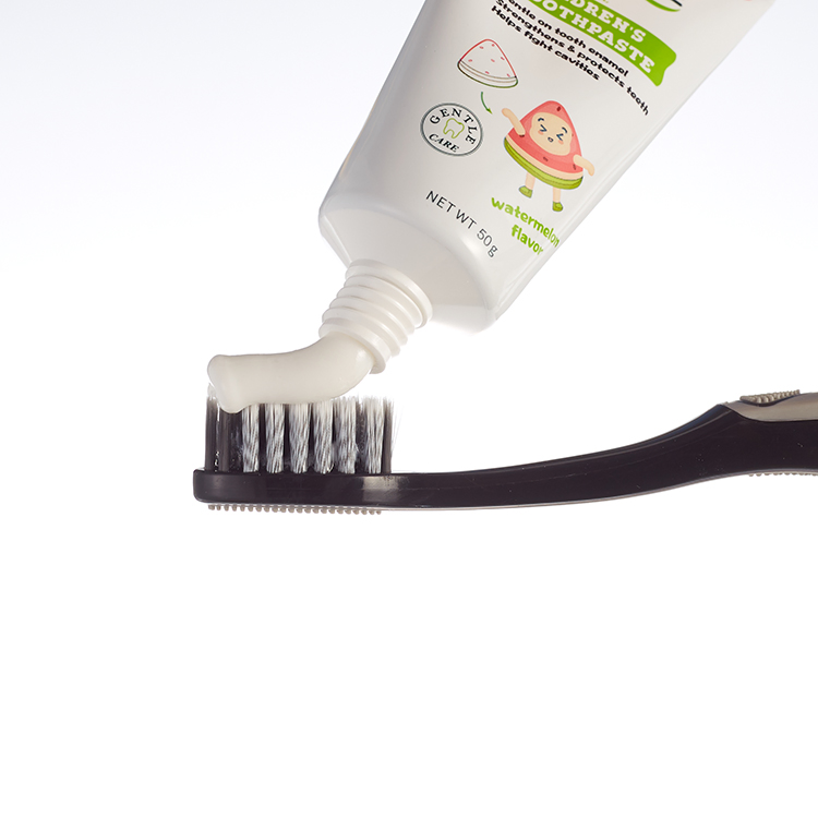 Anti-Cavity Xylitol Kids Gel Tooth Paste Orange Strawberry Watermelon Fruit Flavor Fluoride Children Baby Toothpaste