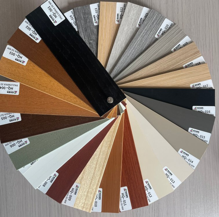 Solid Paulownia Wood Blinds Window Venetian Blinds Slats for Window Privacy