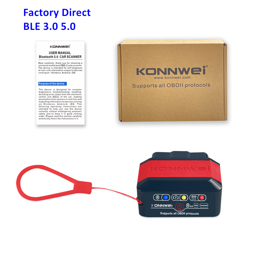 Автосканер OBD2 Konnwei KW905 WiFi для Android iOS