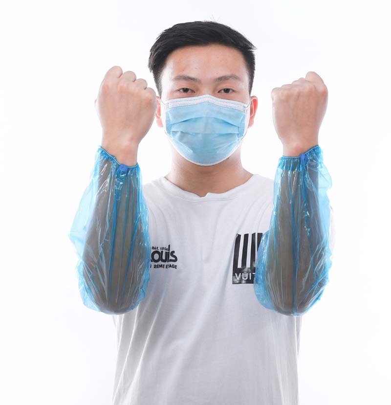 Ly Wholesale Disposable PE Sleeve Cover with Elastic