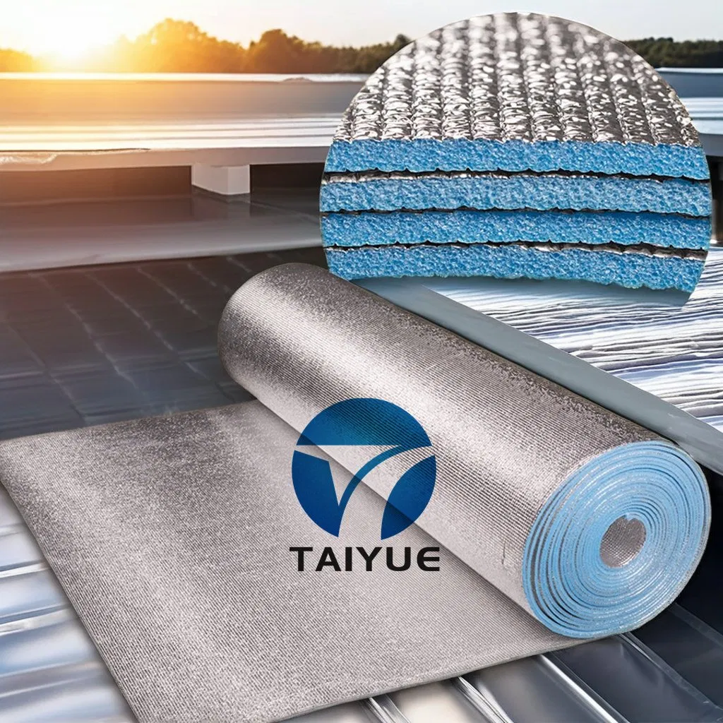 Coating Aluminum Foil Laminated XPE Foam Roll Heat Insulation for Roof