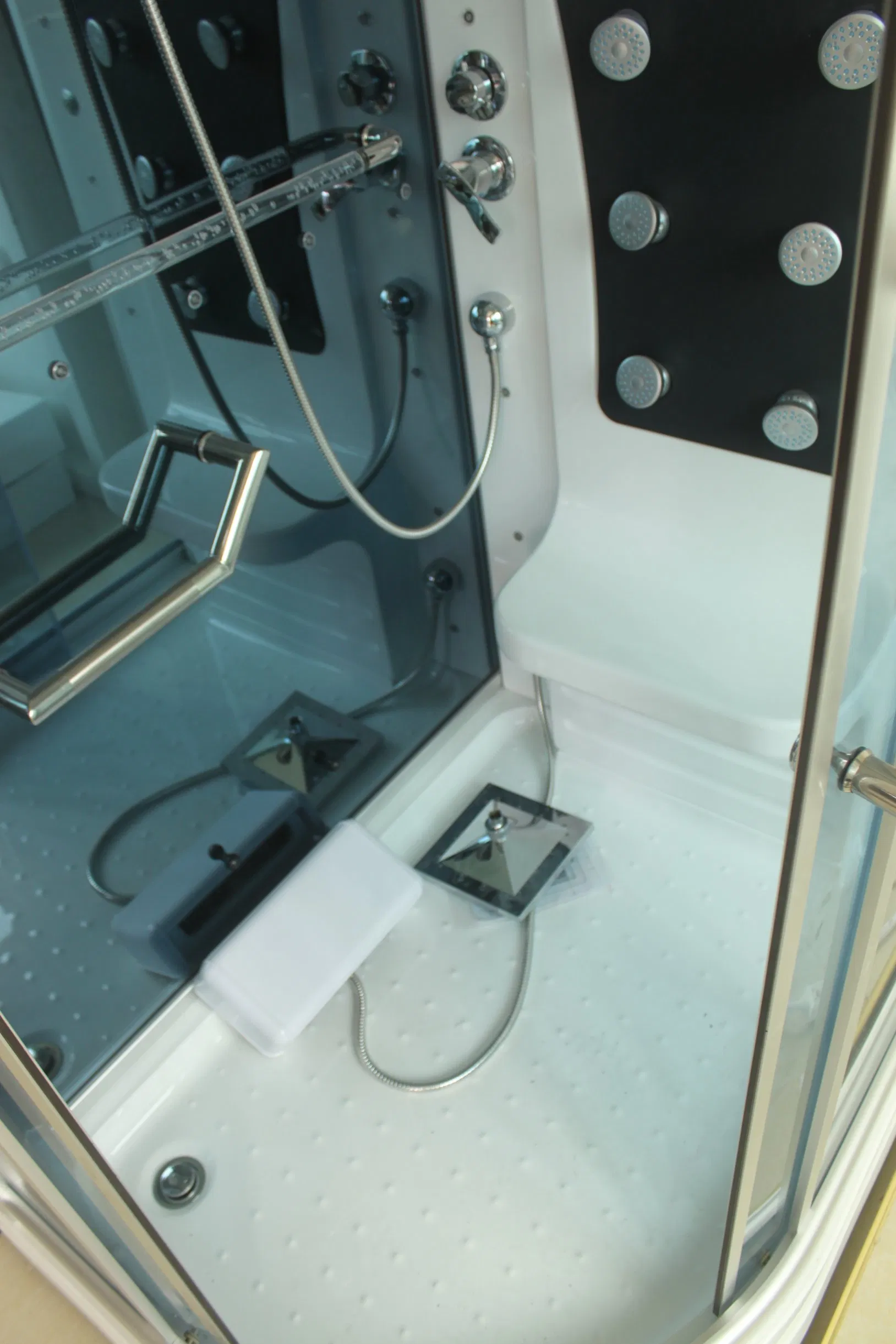 Computer Control Tempered Glass Door Shower Cabin Steam Room Price