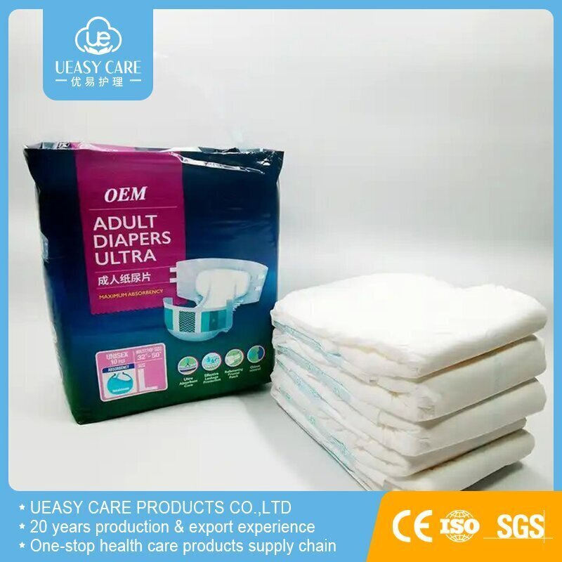 Top Sale Magic Tape and Leakproof More Comfortable Adult Diaper