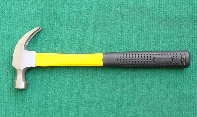American Type Claw Hammer Double Color Fibre Glass Handle
