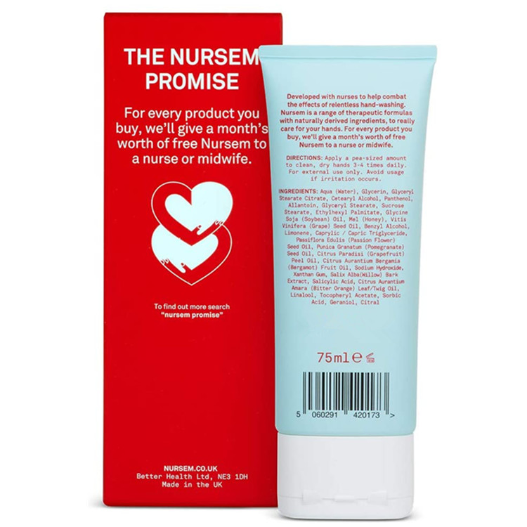 Moisturising Natural Caring Hand Cream for Sensitive and Dry Skin